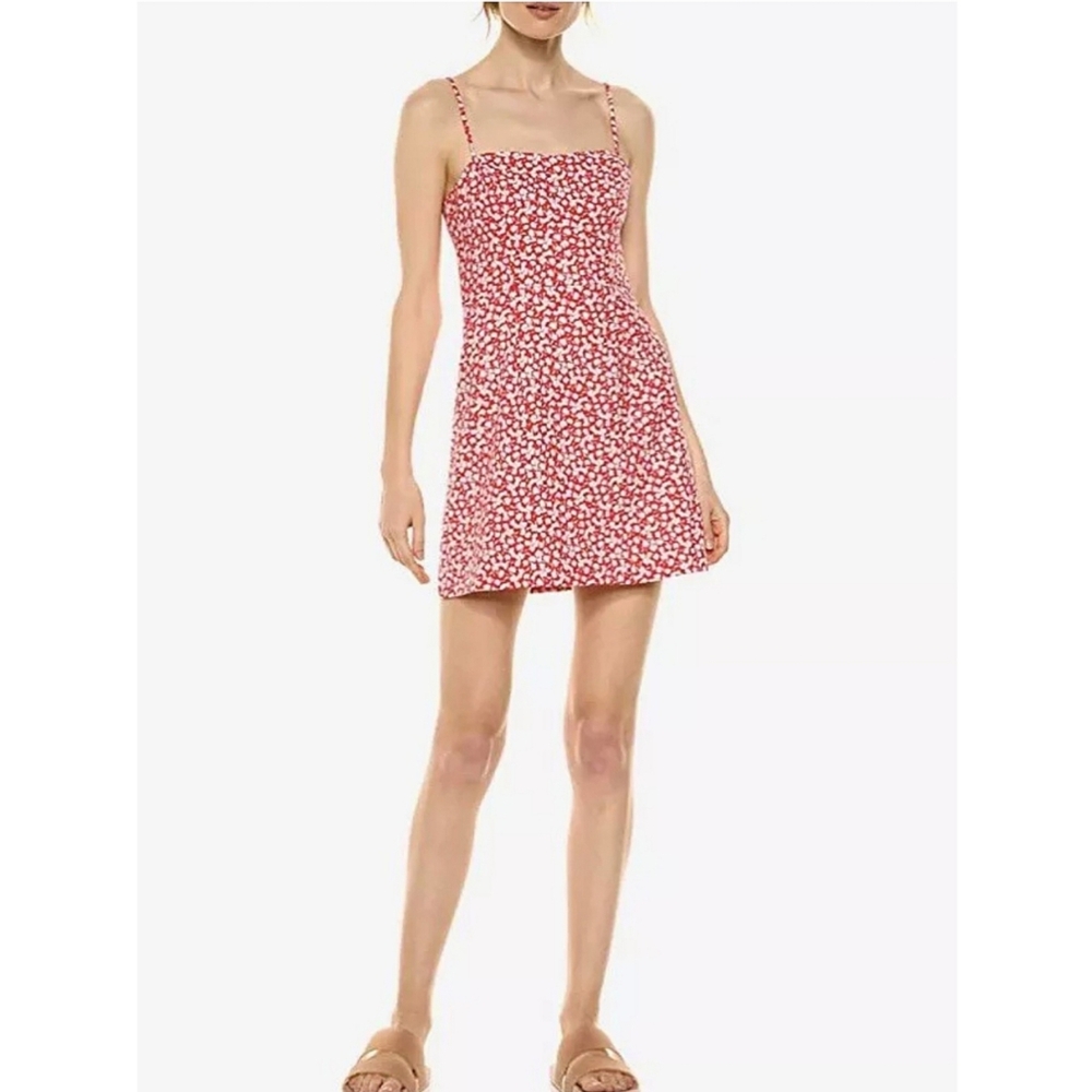 French Connection Red Floral Mini Dress